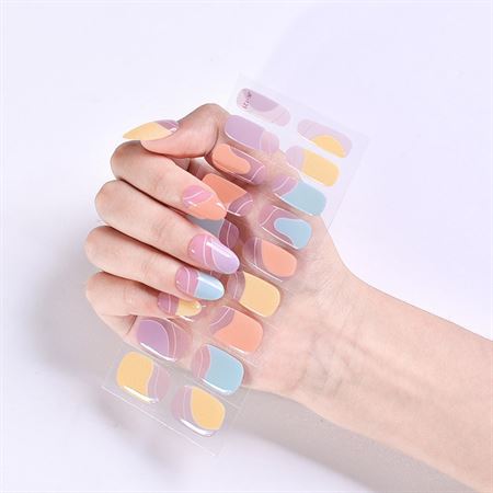 Gel Negle Stickers | Dreamy Pastel (JK - 221) - Negle Stickers - UNIQ