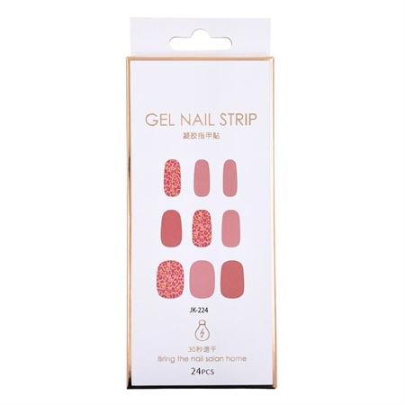 Gel Negle Stickers | Pink Leopard (JK - 224) - Negle Stickers - UNIQ