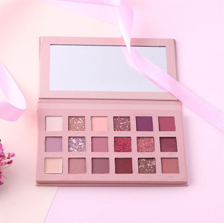 Miss Rose New Nude Eyeshadow Palette, Øjenskygge - Sunset desert - Makeup - Miss Rose