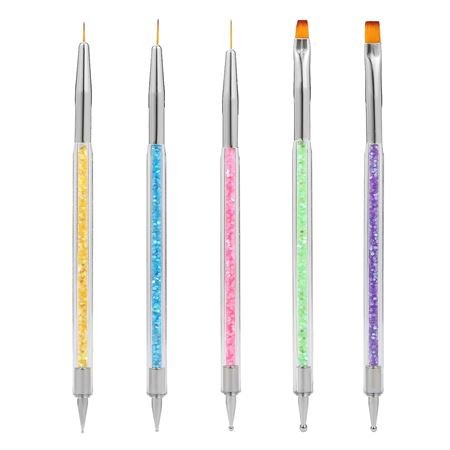 Nail Art Brush Neglepensler & Dotting Tools | 5 stk - Negletilbehør - UNIQ