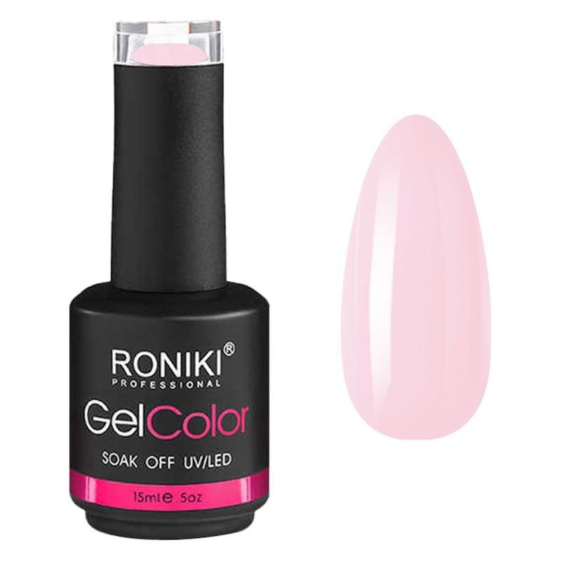 RONIKI Liquid Builder Gel Neglelak Soft Pink (027) - Stylemekka.dk