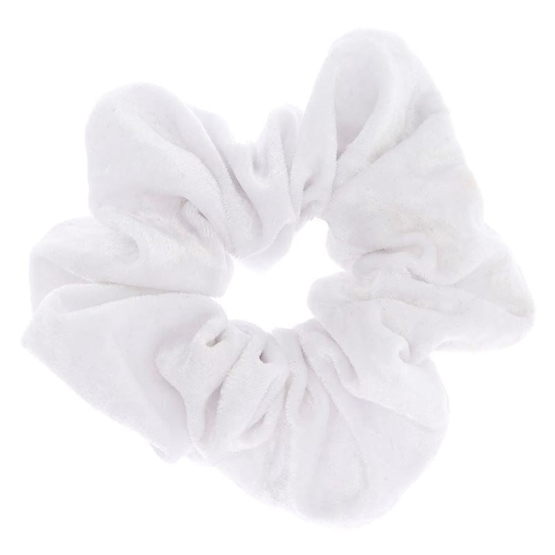 Scrunchie Hårelastik - White velvet - Scrunchies - Stylemekka.dk