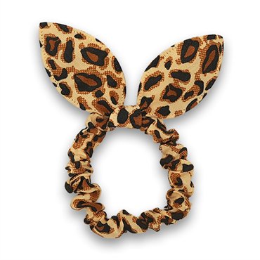 Scrunchie med sløjfe - Leopard - Scrunchies - Stylemekka.dk