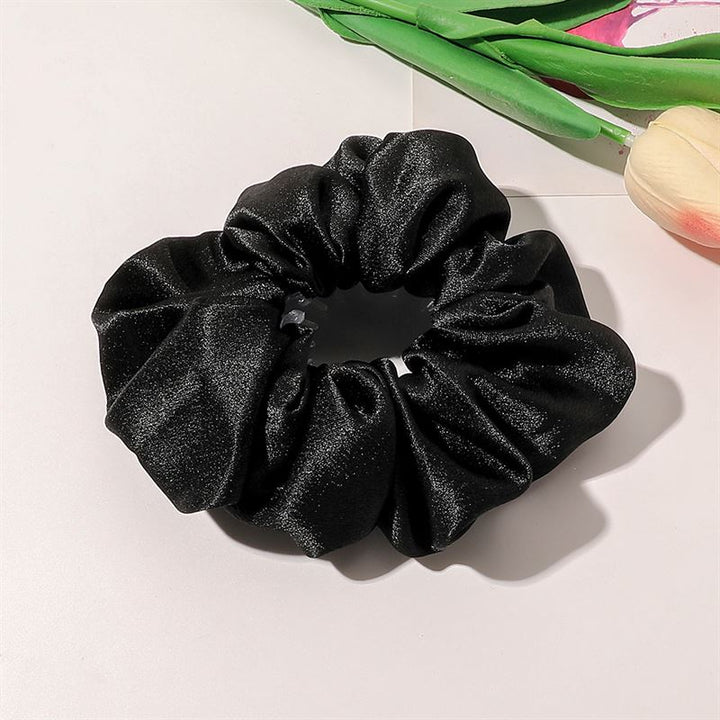 SOHO Dina Hestehale Scrunchie Spiral - Sort - Scrunchies - SOHO
