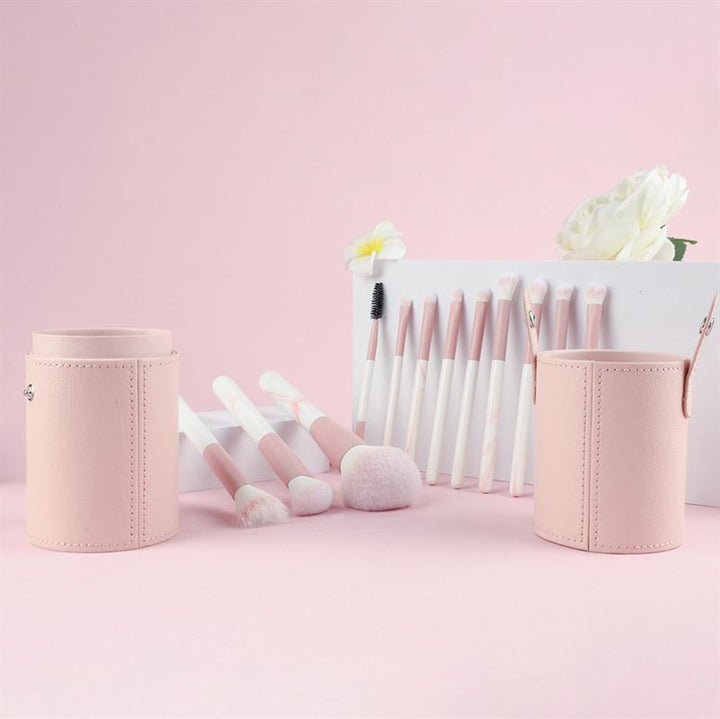 Technique PRO Blooming Makeup Børster - 12 Makeupbørster med Cup Case - Makeup børster - Technique PRO