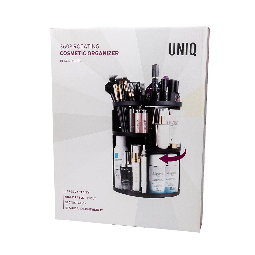 UNIQ 360º Roterende Kosmetisk Organizer | Sort - Organizer - UNIQ