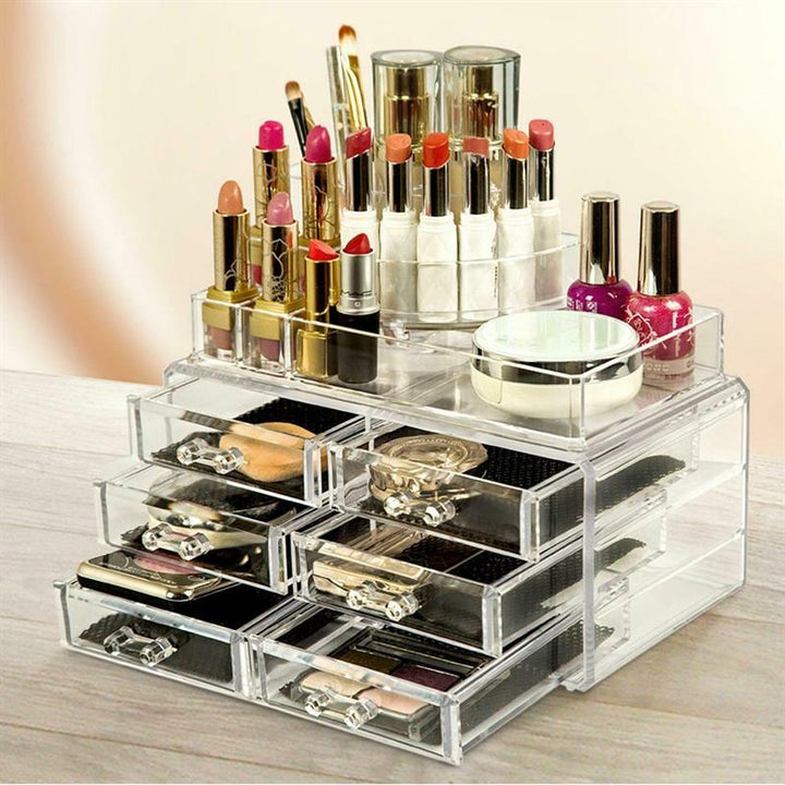 UNIQ Makeup Organizer med 6 Skuffer | Transparent | SF - 1158 - Organizer - UNIQ