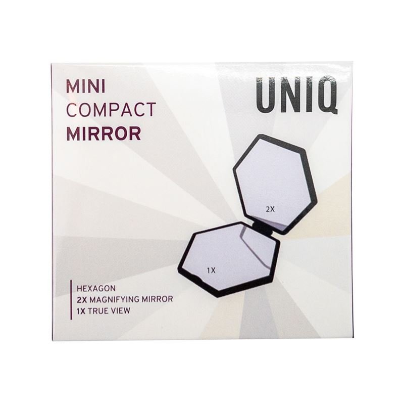 UNIQ Mini Kompakt Hexagon Spejl - Makeup spejle - UNIQ