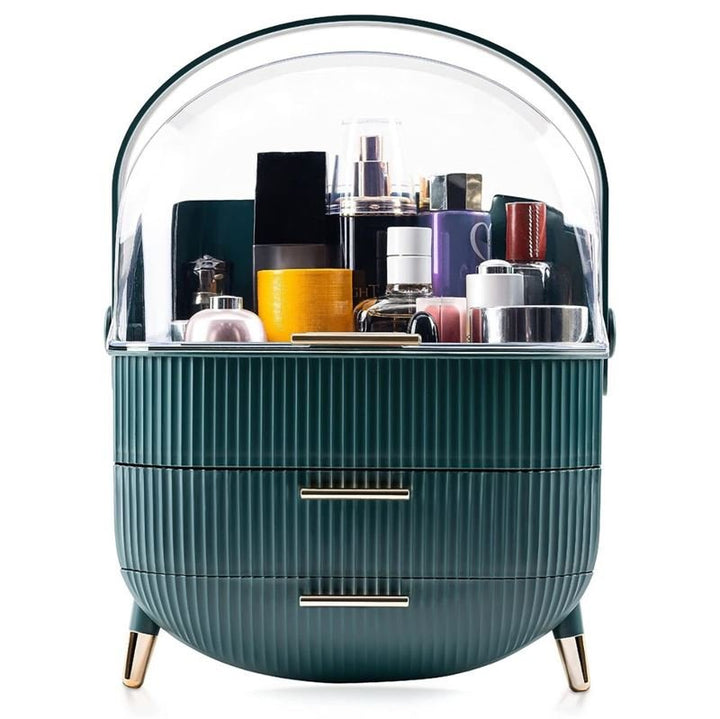 UNIQ Retro Makeup Box | Organizer | Grøn - Organizer - UNIQ