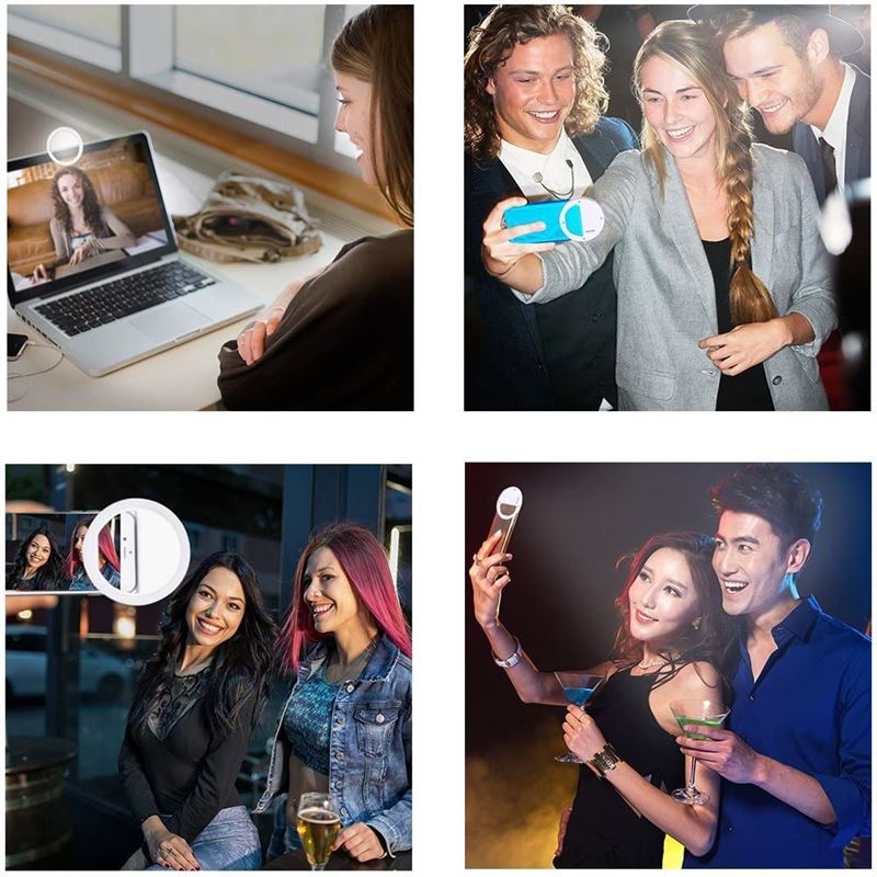 UNIQ Selfie LED Ringlight til Smartphones | Genopladelig - Ringlight - UNIQ