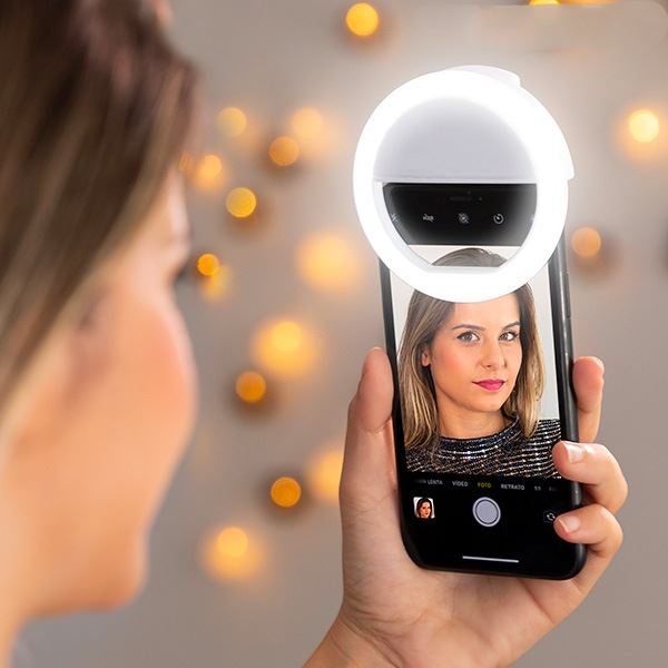 UNIQ Selfie LED Ringlight til Smartphones | Genopladelig - Ringlight - UNIQ